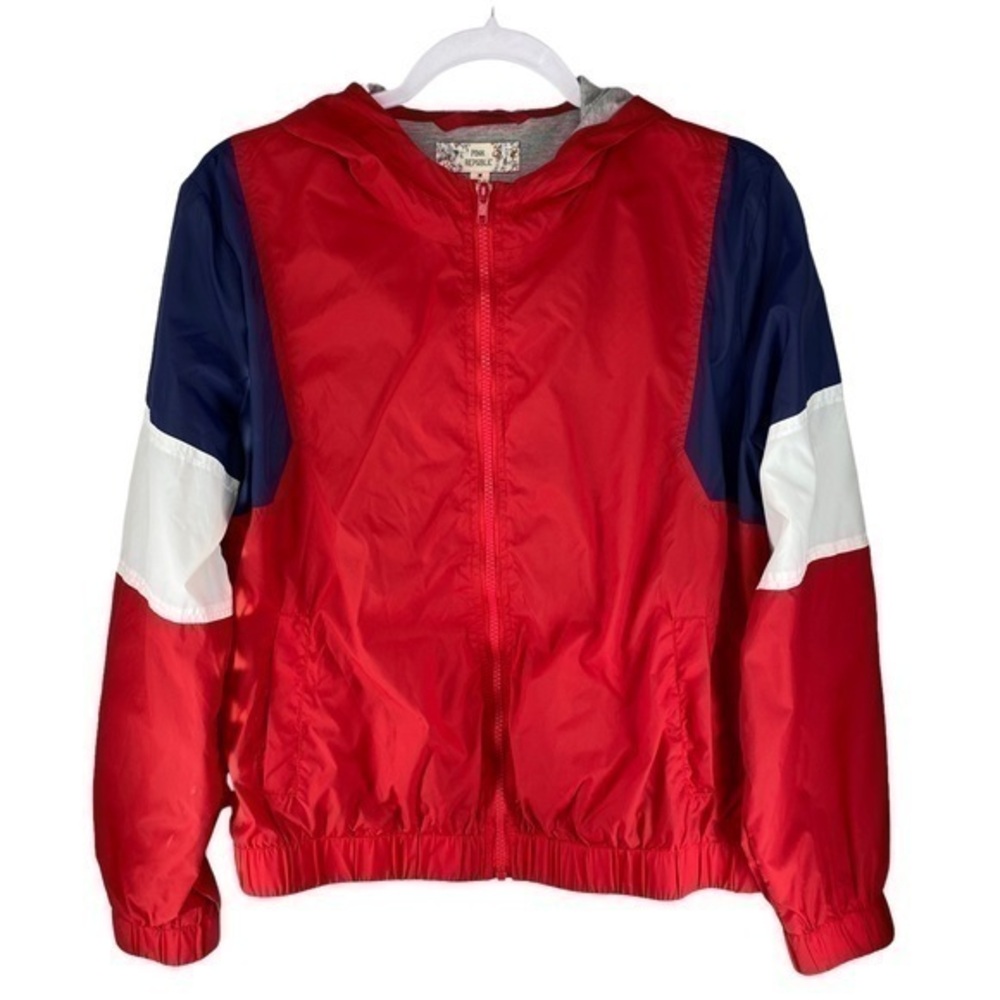 Pink Republic Hooded Windbreaker Jacket